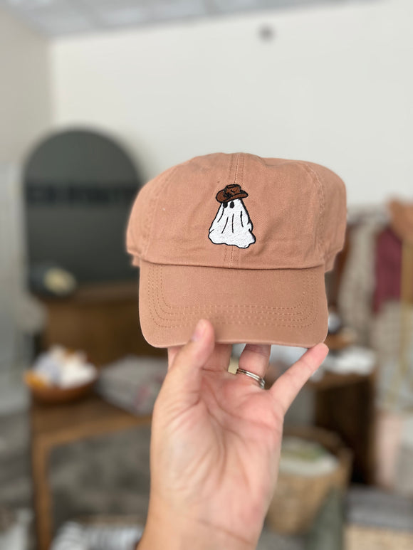 Embroidered Ghost Ball-cap