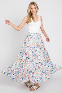 Franny Floral Maxi Skirt